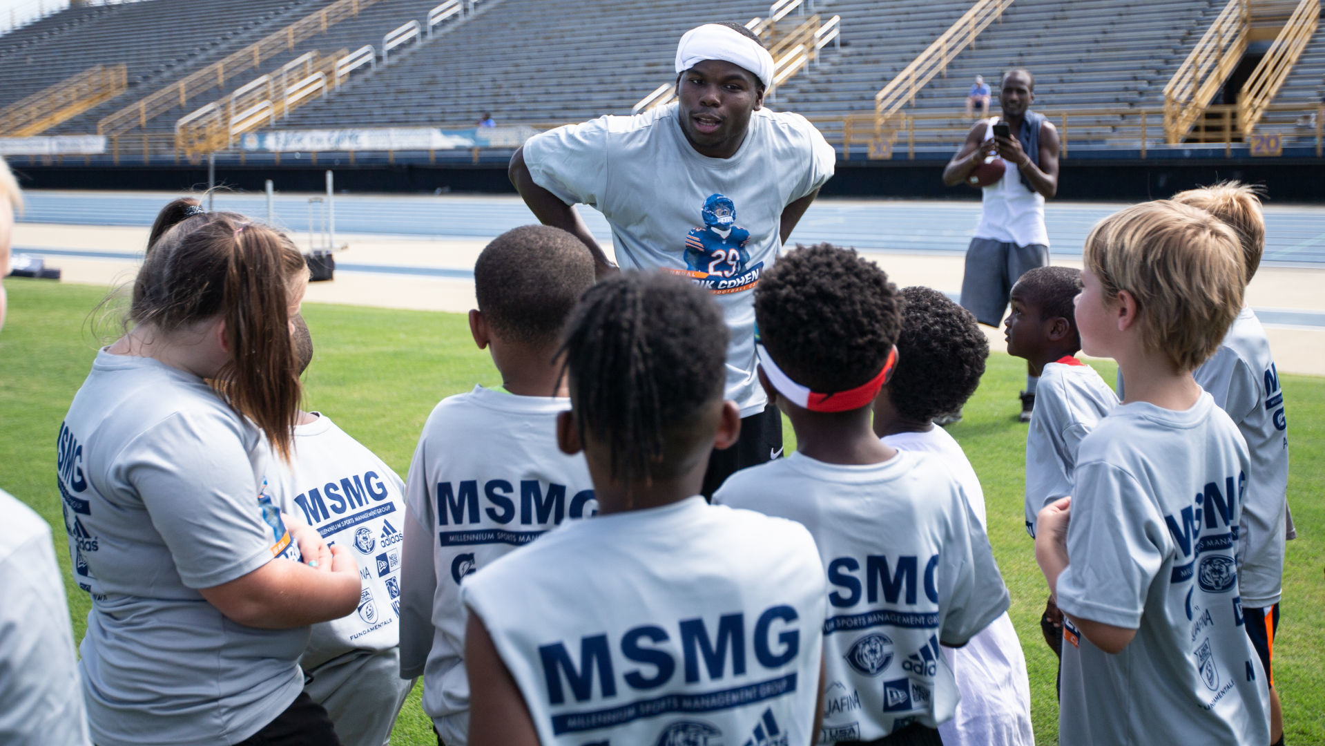 Tarik Cohen's football camp